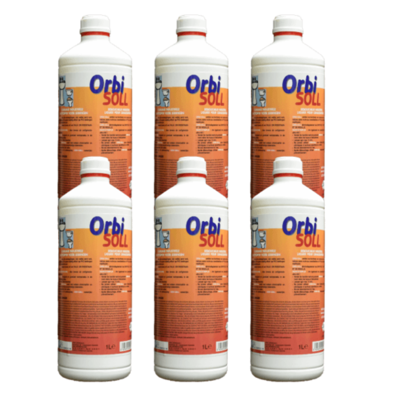 Orbi Soll vloeibare industriële ontstopper 2L grootverpakking