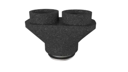 Duco C-Acces broekstuk 2 x 125 mm → 160 mm 0000-4334