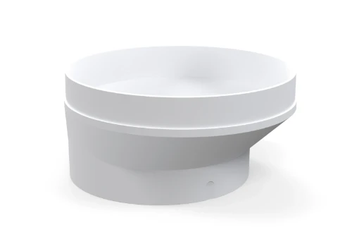 Duco DucoBox Silent Focus reductiekoppelstuk 160 mm - 125 mm 0000-4543