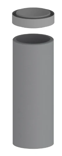 Duco DucoFlex Star geïsoleerd ventilatiekanaal met koppelstuk - 160 x 1000 mm 0000-4569