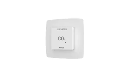 Duco Acces CO2 ruimtesensor zonder bediening RF - bedraad - wit 0000-4637