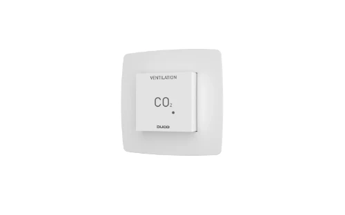 Duco Acces CO2 ruimtesensor zonder bediening RF - bedraad - wit 0000-4637