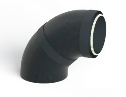 Duco DucoFlex Star geïsoleerde ventiltatiebocht 90° met koppelstuk 180 mm 0000-4910