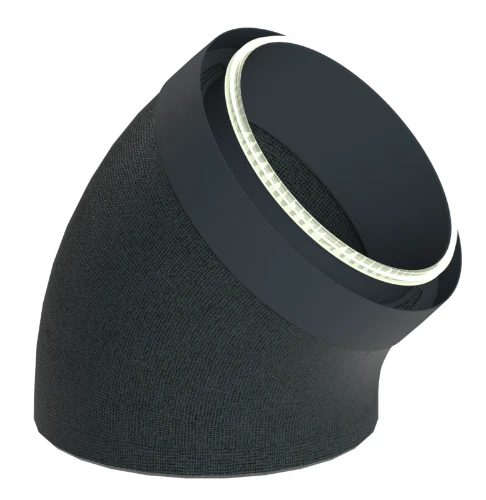 Duco DucoFlex Star geïsoleerde ventiltatiebocht 45° met koppelstuk 180 mm 0000-4911