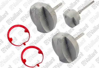 Vaillant  knop grijs 3st 0020074963