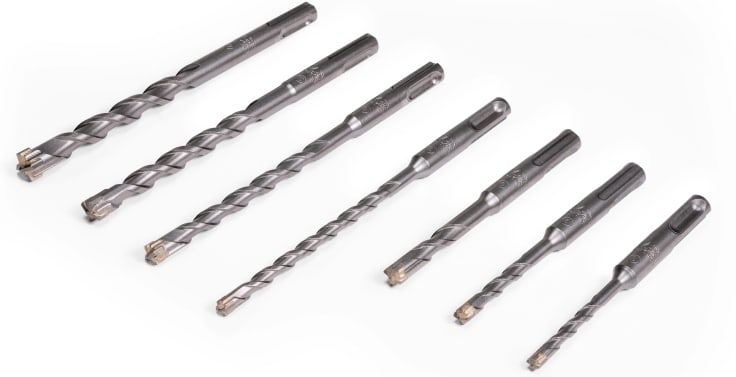 Hamerboor set 7st SDS-Plus Carbide 40CR 5-12x110-160mm 0118420006
