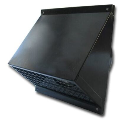 UBBINK Gevelinlaatkap zwart 125 0188800
