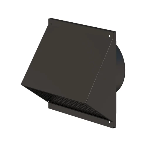 Ubbink Aerfoam WTW gevelkap 180 mm - zwart 0188820