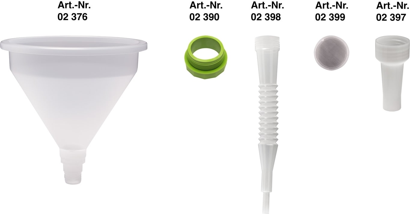 Pressol Funnel 10 l-white PE-Ø 355 mm-with accessories 02 376