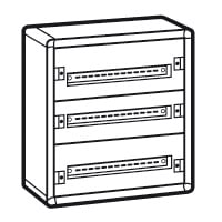 LEGRAND Wandkast XL³ 160 - 3 rijen gebruiksklaar - metaal - 72 modules 020003