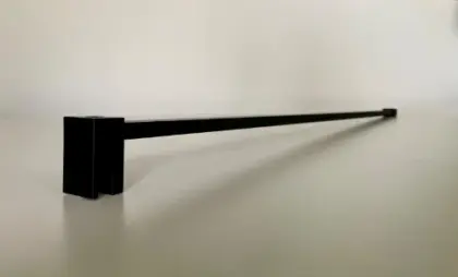 Open Wall profiel en stabilisatiestang - zwart mat 025693