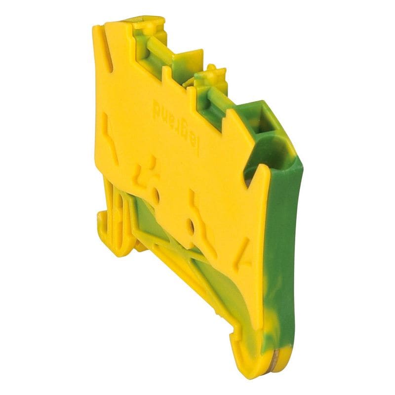 LEGRAND Veerklem metalen voet 2 geleiders - 1 ingang/1 uitgang - spoed 6mm - Viking 3 037271