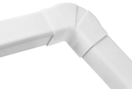 Artiplastic GOULCP-08REGB Platte hoek regelbaar 65° à 130° Zuiver wit - 80x60mm 050702-104018