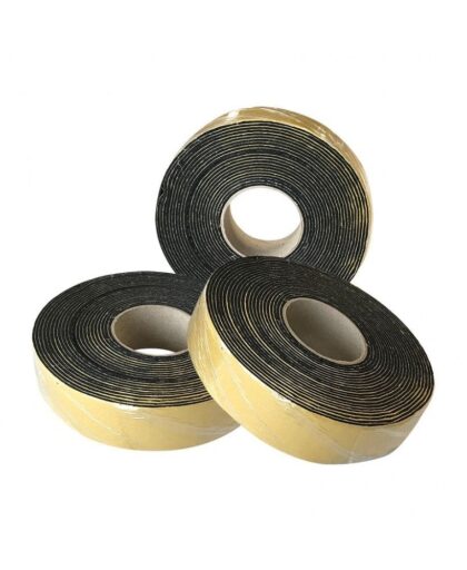 NICCONS Zwarte isolatietape 50mm x 10m x 3mm voor koelverbindingen 050803-000040