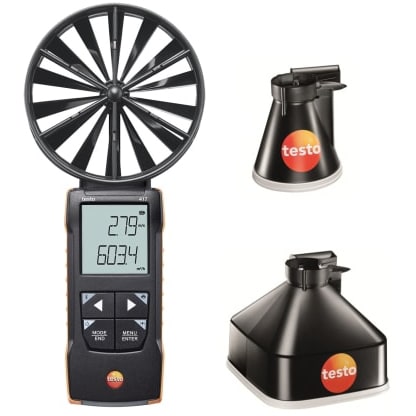 Testo Testo 417 set 1 vleugelrad-anemometer 100 mm 0563 1417