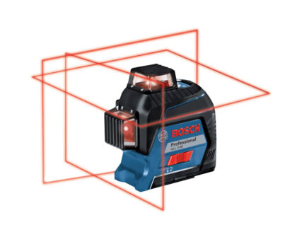 Bosch Professional Lijnlaser GLL 3-80 + 4 x AA batterijen + richtplaat + etui 0601063S00