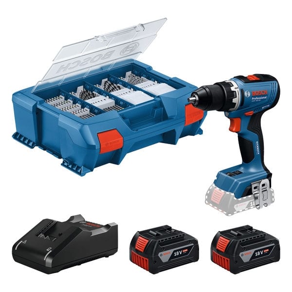 Bosch Professional Accuschroefboormachine GSR 18V-65 (2x GBA 18V 4