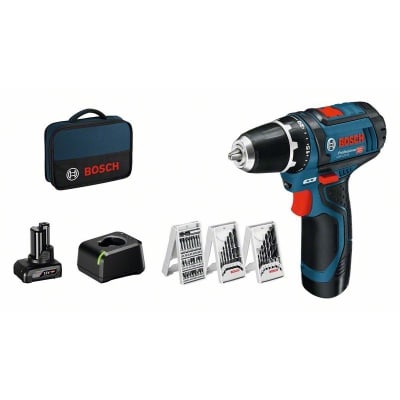 Bosch Professional Schroefboormachine GSR 12V-15 + 1x 2Ah