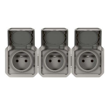 LEGRAND Plexo contactds 3Vx2P+A horiz mechanisme - IP55 IK08 grijs 069564L