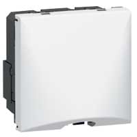 LEGRAND Mosaic kabeluitvoer 16A 2 modules wit 077551