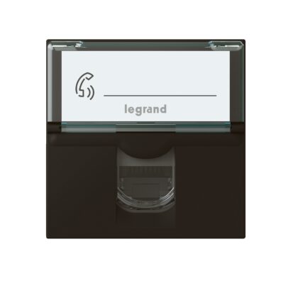 LEGRAND Mosaic RJ45 ctd FTP cat6 2 mod - zwart 079165L