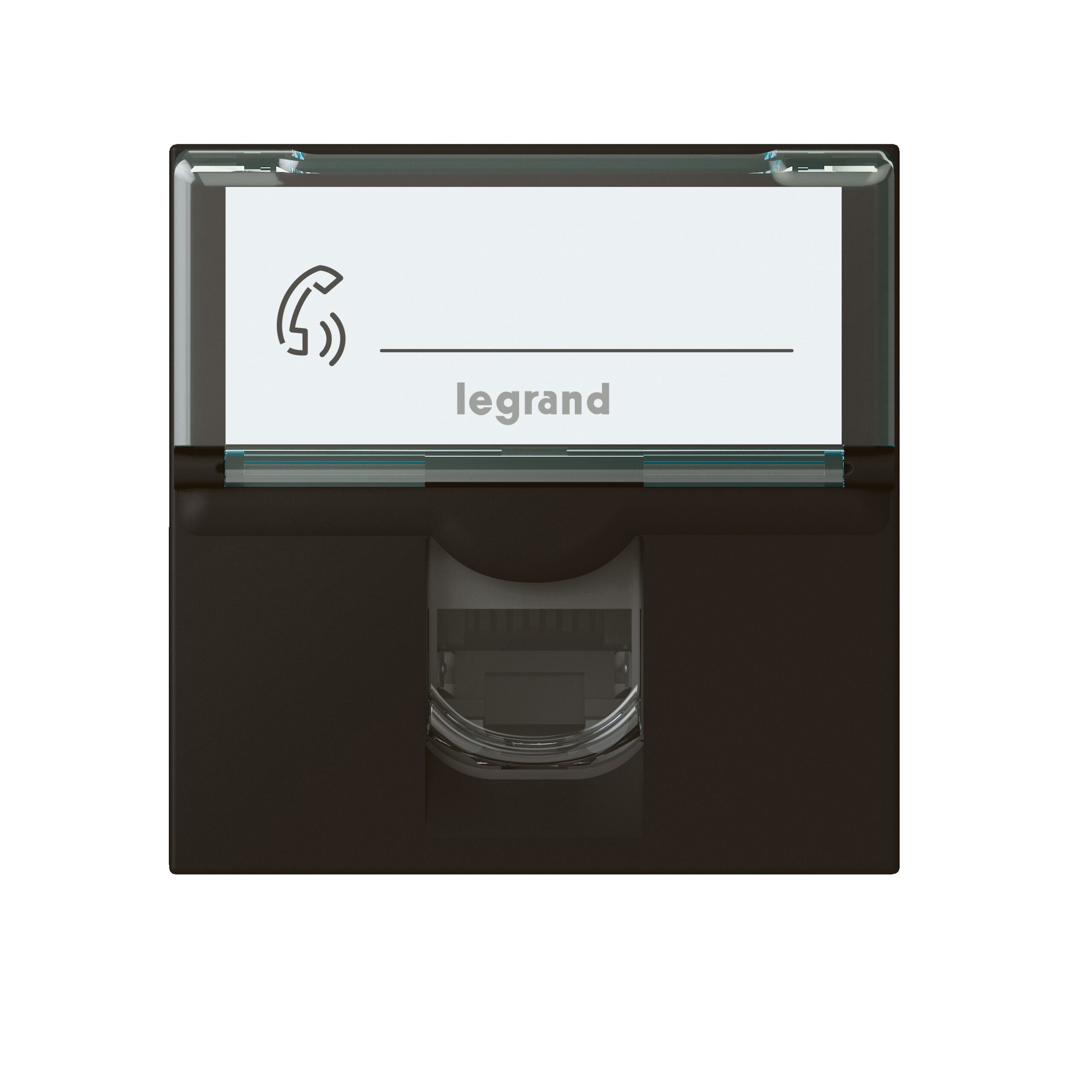 LEGRAND Mosaic RJ45 ctd FTP cat6 2 mod - zwart 079165L