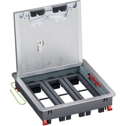 LEGRAND Vloerdoos met metaal rand voor beton 24 mod. horizontaal 080729