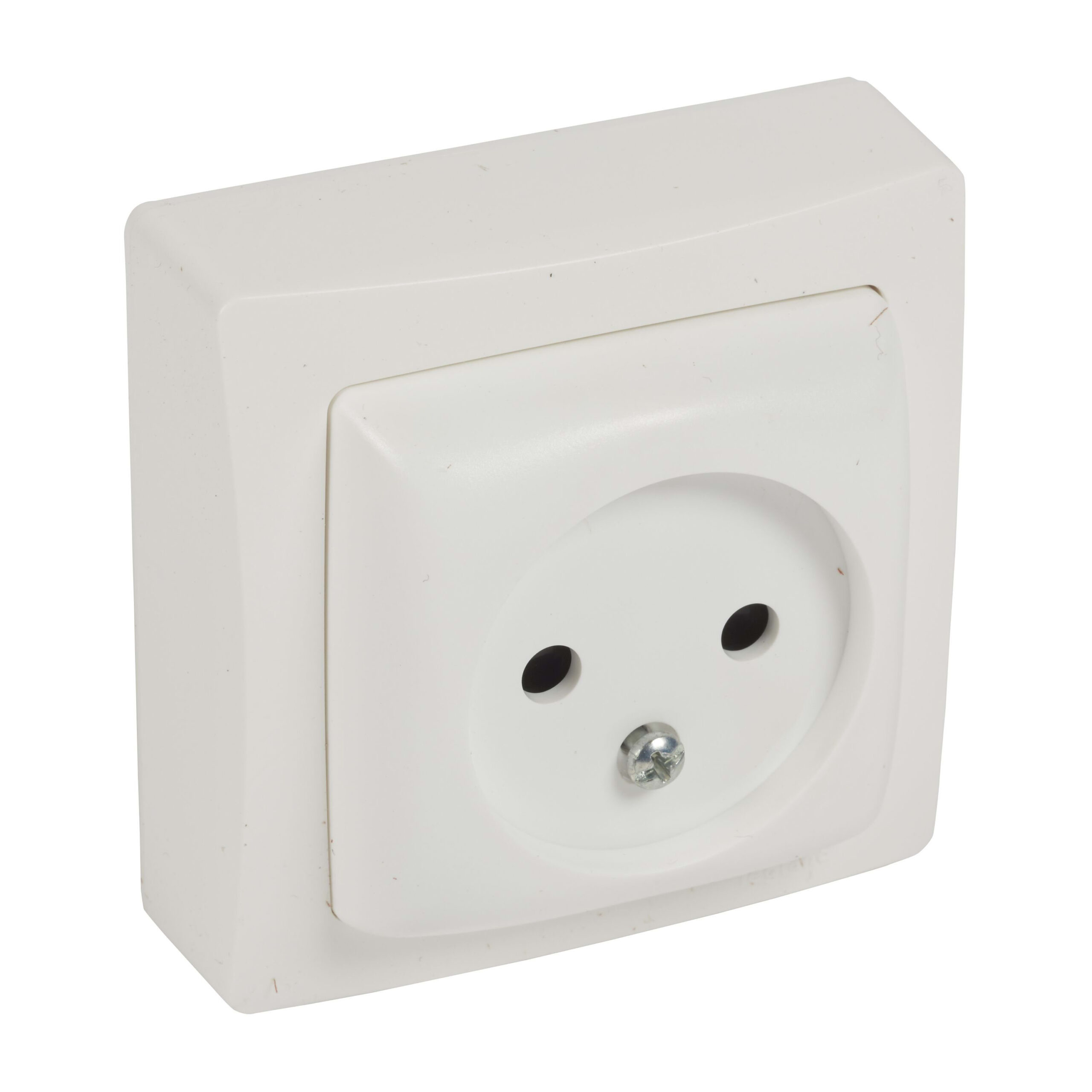 LEGRAND Oteo contactdoos 10/16 A 250 V + veiligheid - 2P - volledig mechanisme 086024