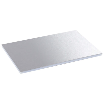 LEGRAND Afdekplaat blind RVS - voor dekselset rechthoekig kunststof RAL7031 grijs 12/18 088016