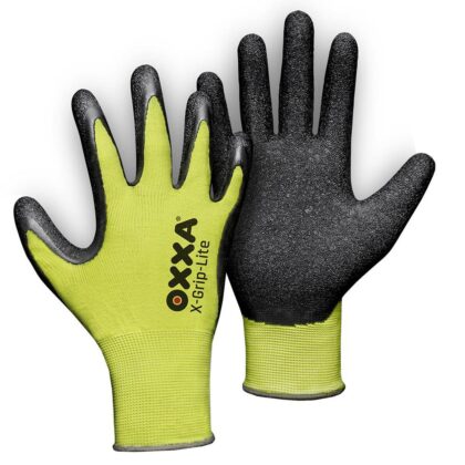 OXXA Handschoen Oxxa X-Grip-Lite geel/zwart