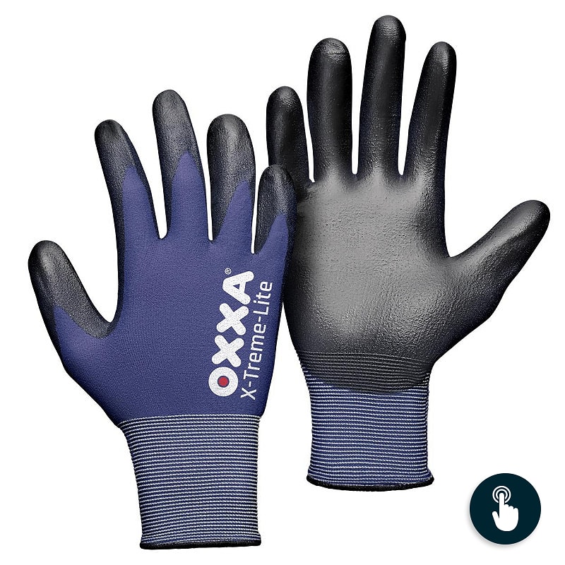 OXXA Handschoenen Oxxa X-Treme-Lite PU nylon blauw