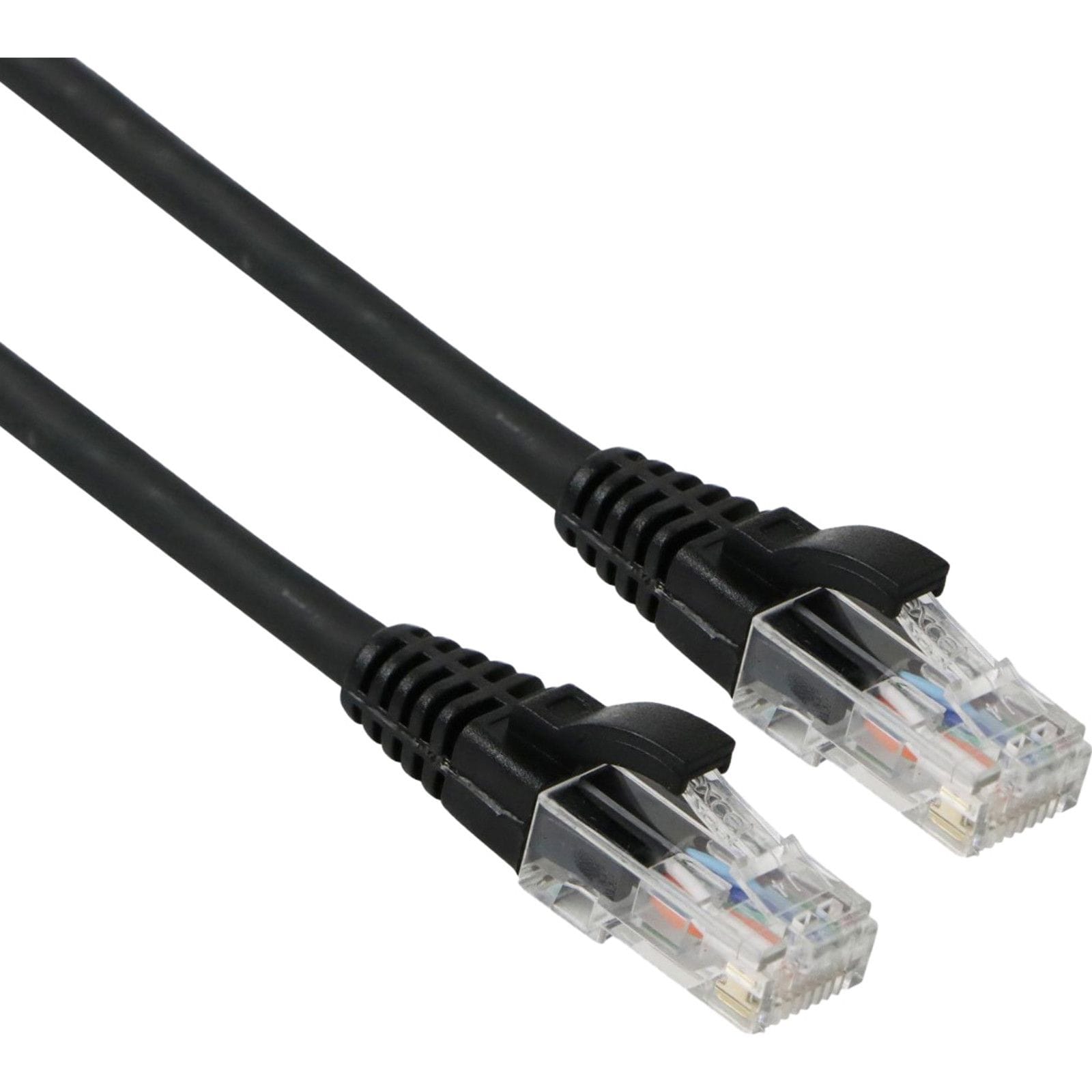 Excel Networking Solutions CAT 6 Patch cord U/UTP Unshielded LS0H Blade Booted 5m - Black 100-373