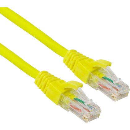 Excel Networking Solutions CAT 6A Patch cord U/UTP Unshielded LS0H Blade Booted 1m - Yellow 100-529