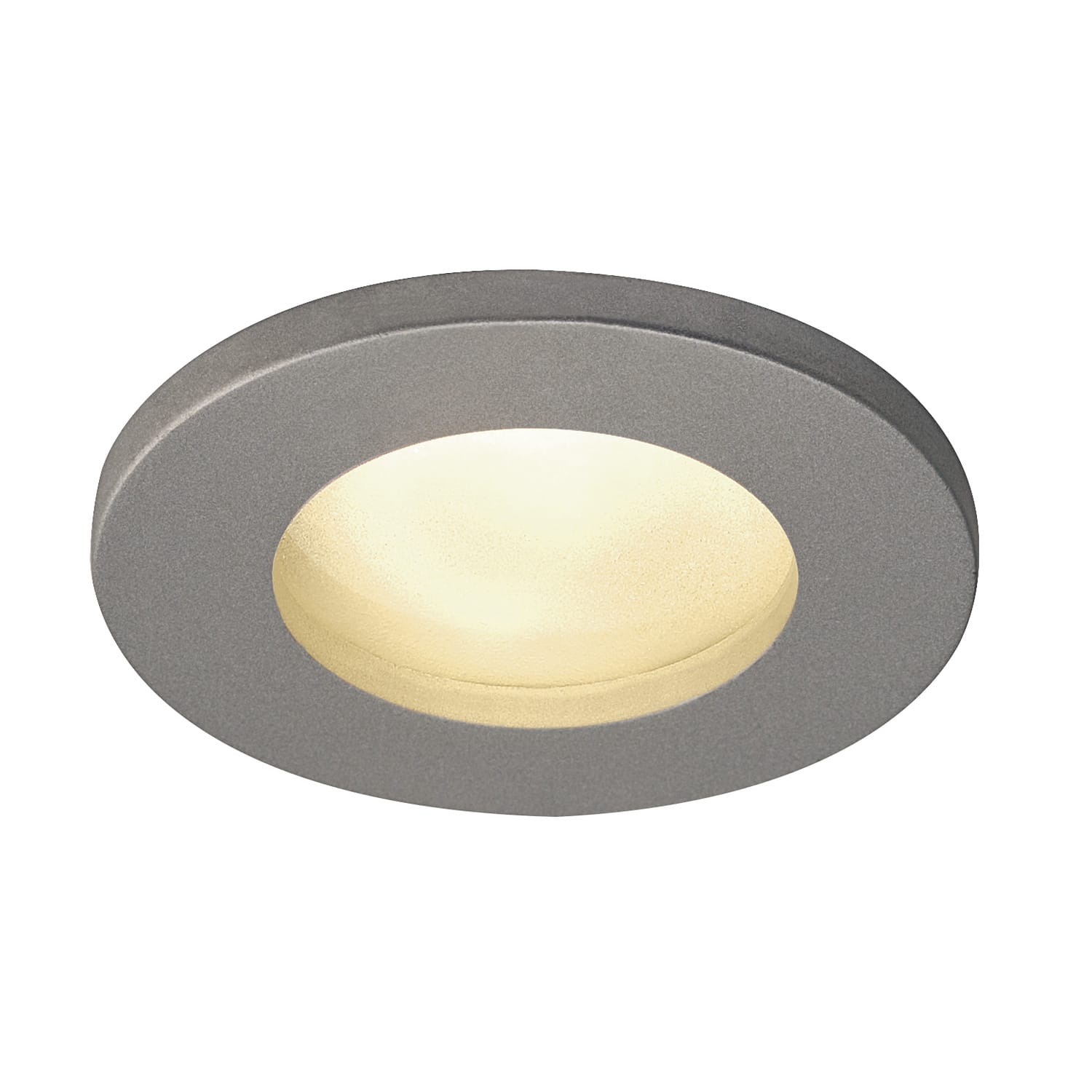 SLV Belgium Dolix GU10 rond inbouwspot zilvergr. 1001167