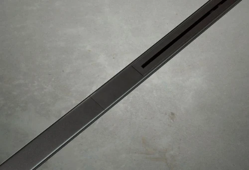 Carrodrain Twiggi XL douchegoot inclusief rooster 1000 - 1600 mm mm - Black - inbouwhoogte 56 mm - debiet 31 l/m 100211