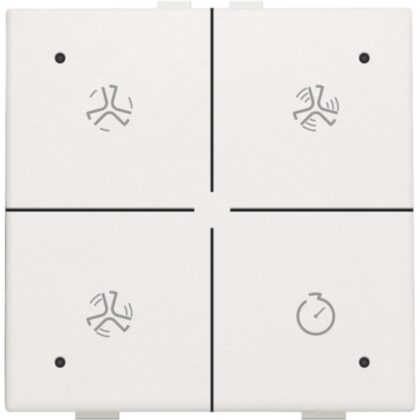 NIKO NHC bediening ventilatie met led
