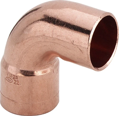 Viega Koper soldeer inschuif knie 90° MF 18 x 18 mm 101169