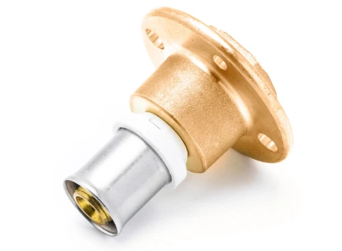 Multi messing pers muurplaat voor horizontale wanddoorvoer G1/2 F 1100050376