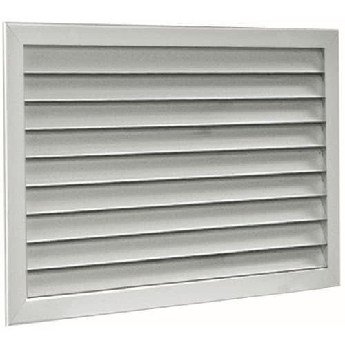 Aldes Versterkt klein buitenrooster AG 638 - aluminium - 600x600 11052015