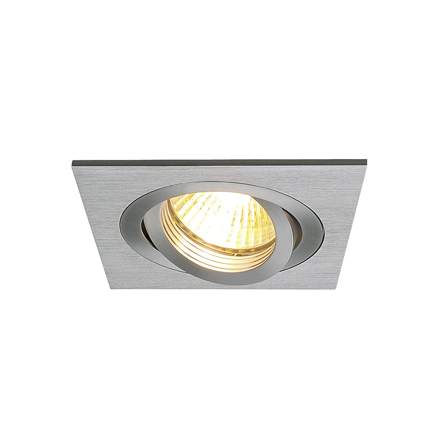 SLV Belgium New Tria I GU10 inbouwspot 50W 230V alu geborsteld 111361