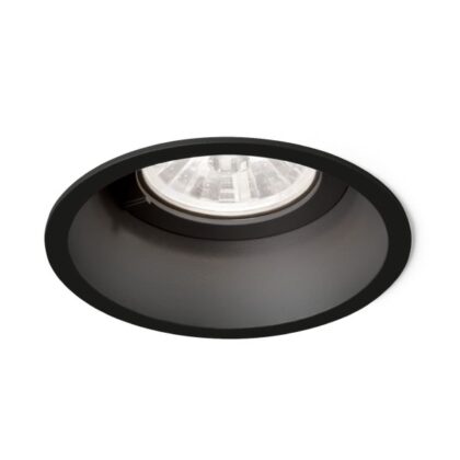 WEVER & DUCRE DEEP 1.0 LED textuur zwart 2700K springveren 112161B3