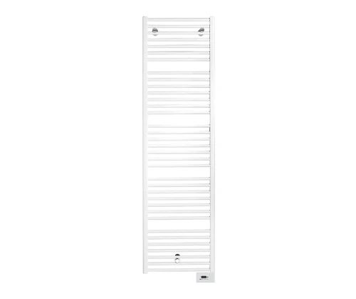 Vasco Iris-A elektrische handdoekradiator 1954 x 600 mm - 1250 Watt - Ral 9016 Verkeerswit 113900600195400009016-0000