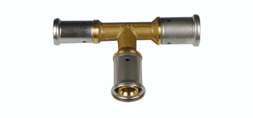 Henco messing pers verloop T-stuk 90° FFF 26 x 20 x 20 mm 11P-262020