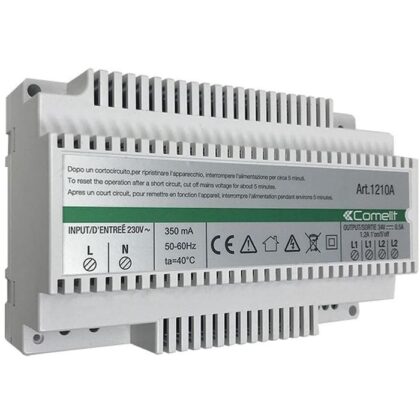 Comelit VOEDING 2-DRAADS 8 DIN - BUILDING KIT 1210A
