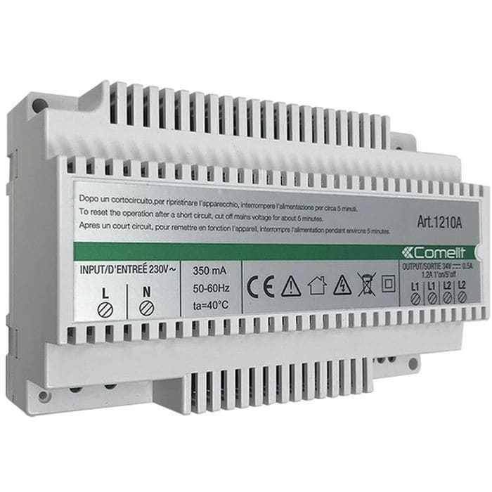 Comelit VOEDING 2-DRAADS 8 DIN - BUILDING KIT 1210A