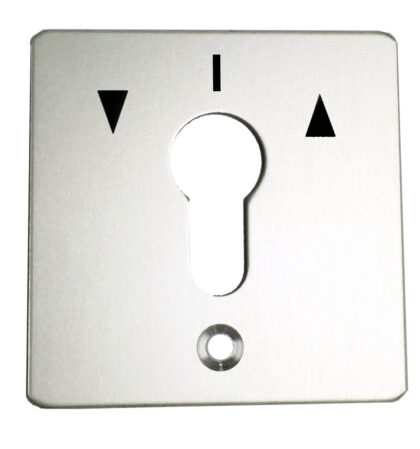 FAAC FRONTPLAATJE V. FAAC KEY 1 & 2 met pijl op/neer 12203260017