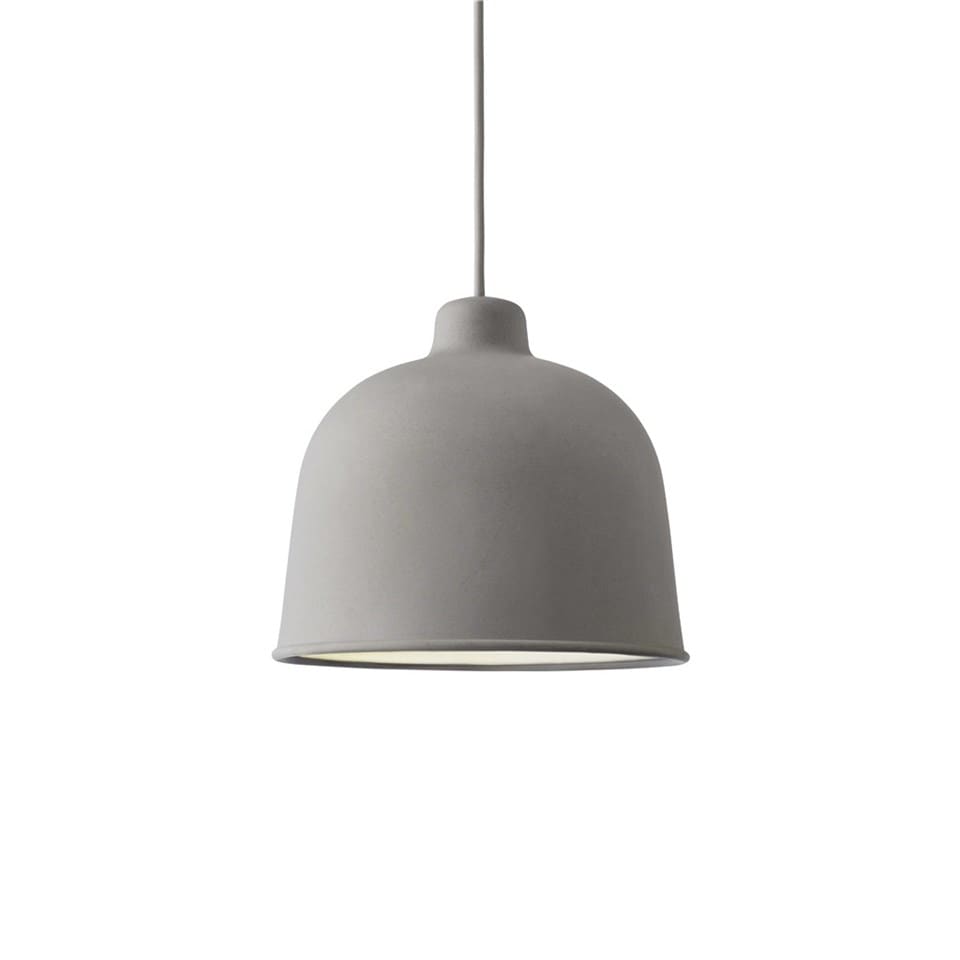 MUUTO Grain Pendant Lamp Grey inc lamp 3W 260lm 3000K 12232