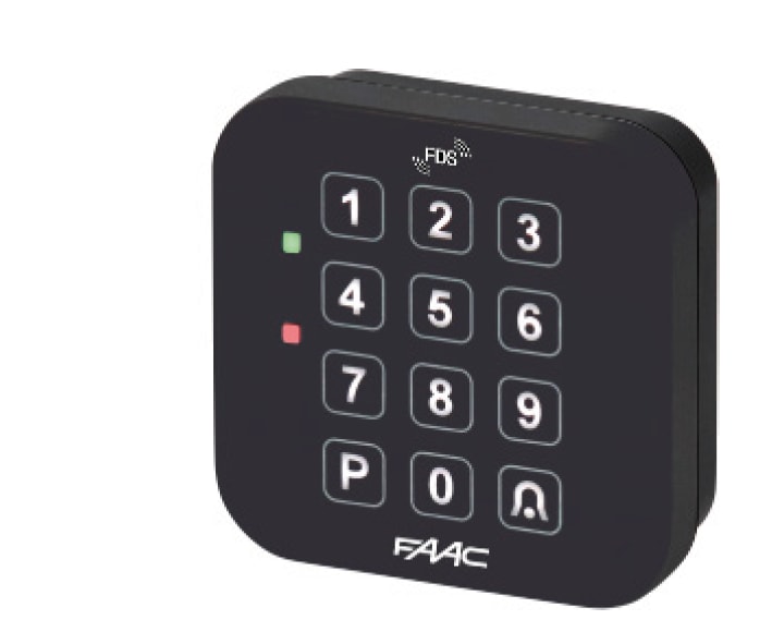 FAAC KCTS RADIO TOUCH BLACK FDS 433-868MHz CODEKLAVIER 122KCTSFDS1