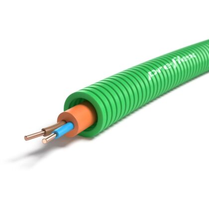 PREFLEX SAFE Preflex safe voorbedrade buis 20mm LS0H groen + installatie RF1H30 2X2