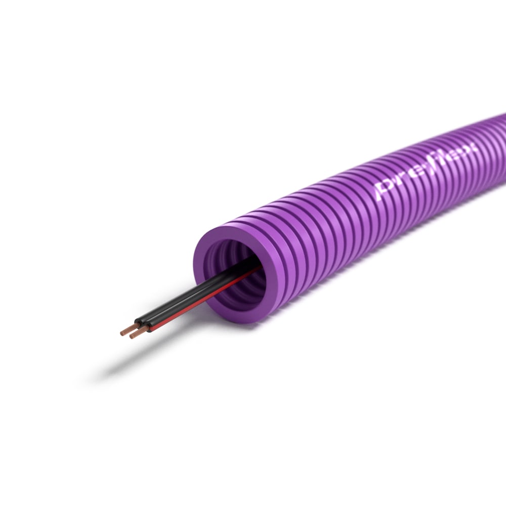 PREFLEX Preflex voorbedrade buis 16mm + luidsprekerkabel LS 2x2